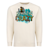 Sandshell beautiful crazy Premium Sweatshirt - texasbilliewilder