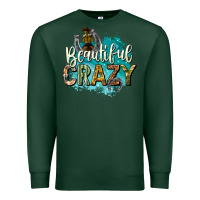 Sports Green beautiful crazy Premium Sweatshirt - texasbilliewilder