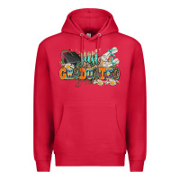 Cardinal just graduated Premium Hoodie - AdoDesignShop