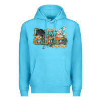 Ocean Blue just graduated Premium Hoodie - AdoDesignShop