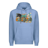 Colony Blue just graduated Premium Hoodie - AdoDesignShop