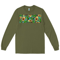 Army Green avacado with turquoise and leopard background 11 oz mug Long Sleeve Tee - BarkalooDesign
