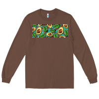 Chestnut avacado with turquoise and leopard background 11 oz mug Long Sleeve Tee - BarkalooDesign