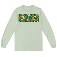 Matcha avacado with turquoise and leopard background 11 oz mug Long Sleeve Tee - BarkalooDesign