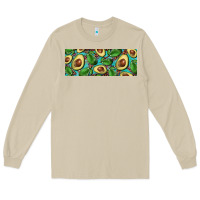 Mushroom avacado with turquoise and leopard background 11 oz mug Long Sleeve Tee - BarkalooDesign