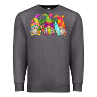 Charcoal Heather summer gnomes Premium Sweatshirt - Zillion Design Studio