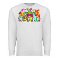 Oatmeal Heather summer gnomes Premium Sweatshirt - Zillion Design Studio