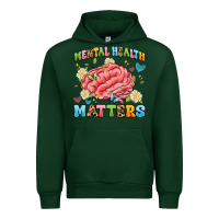 Forest Green mental health matters Urban Hoodie - Artiststas
