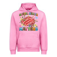 Fuchsia Pink mental health matters Urban Hoodie - Artiststas