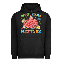 Pigment Black mental health matters Urban Hoodie - Artiststas