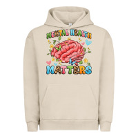 Pigment French Oak mental health matters Urban Hoodie - Artiststas