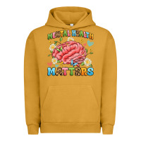 Pigment Peanut Butter mental health matters Urban Hoodie - Artiststas