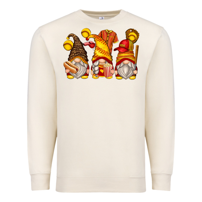 Softball Gnomes Premium Sweatshirt by Zillion Design Studio | Teevron