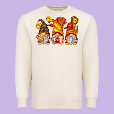 Softball Gnomes Premium Sweatshirt Designed By Zillion Design Studio