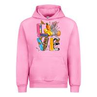 Fuchsia Pink love easter Urban Hoodie - AdoDesignShop