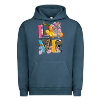 Pigment Midnight Navy love easter Urban Hoodie - AdoDesignShop