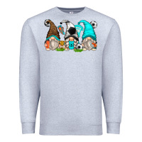Heather Grey soccer gnomes Premium Sweatshirt - Zillion Design Studio