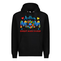 Black autism mom like a normal mom except much cooler Premium Hoodie - JahusDesignShop