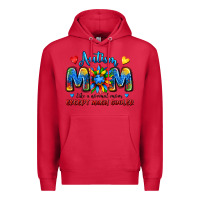 Cardinal autism mom like a normal mom except much cooler Premium Hoodie - JahusDesignShop