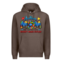 Coffee autism mom like a normal mom except much cooler Premium Hoodie - JahusDesignShop