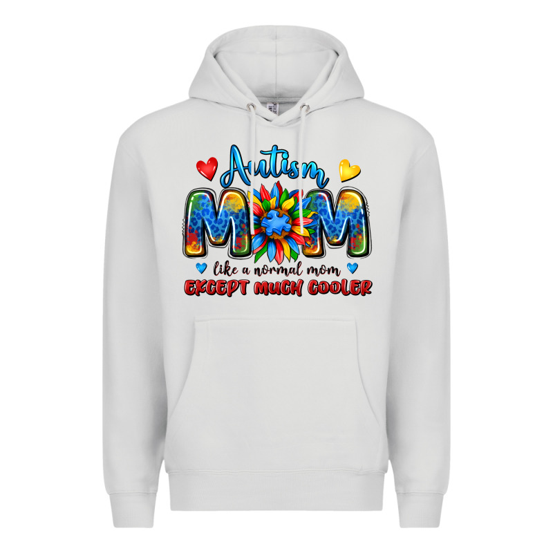 Autism Mom Like A Normal Mom Except Much Cooler Premium Hoodie by JahusDesignShop | Teevron