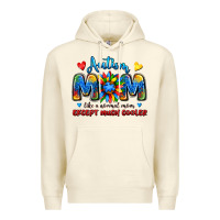 Sandshell autism mom like a normal mom except much cooler Premium Hoodie - JahusDesignShop