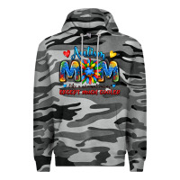 Slate Camo autism mom like a normal mom except much cooler Premium Hoodie - JahusDesignShop
