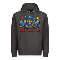 Smoke autism mom like a normal mom except much cooler Premium Hoodie - JahusDesignShop