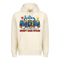 Tofu autism mom like a normal mom except much cooler Premium Hoodie - JahusDesignShop