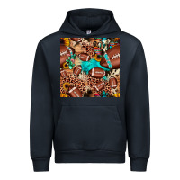 Navy football cactus sunflower seamless pattern Urban Hoodie - JahusDesignShop
