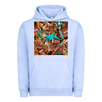 Pigment Grape Ice football cactus sunflower seamless pattern Urban Hoodie - JahusDesignShop