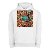 Pigment Lunar Rock football cactus sunflower seamless pattern Urban Hoodie - JahusDesignShop