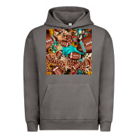 Pigment Tornado football cactus sunflower seamless pattern Urban Hoodie - JahusDesignShop