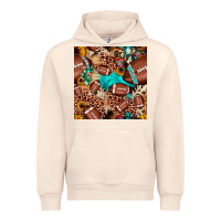 Sandshell football cactus sunflower seamless pattern Urban Hoodie - JahusDesignShop