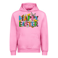 Fuchsia Pink happy easter Urban Hoodie - AdoDesignShop