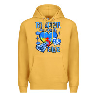 Mustard in april we wear blue Premium Hoodie - JahusDesignShop