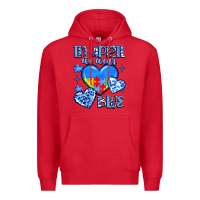 Red in april we wear blue Premium Hoodie - JahusDesignShop