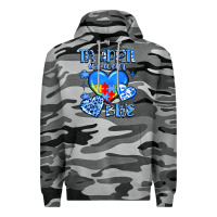 Slate Camo in april we wear blue Premium Hoodie - JahusDesignShop