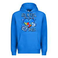 True Royal in april we wear blue Premium Hoodie - JahusDesignShop