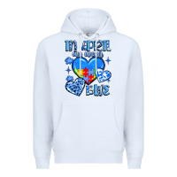 White in april we wear blue Premium Hoodie - JahusDesignShop