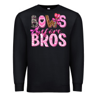Black bows before bros Premium Sweatshirt - texasbilliewilder