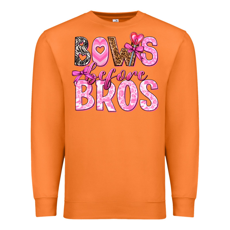 Bows Before Bros Premium Sweatshirt by texasbilliewilder | Teevron