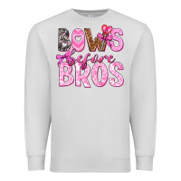 Dove Grey bows before bros Premium Sweatshirt - texasbilliewilder