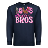 Navy bows before bros Premium Sweatshirt - texasbilliewilder