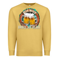 Antique Gold beer never broke my heart Premium Sweatshirt - texasbilliewilder