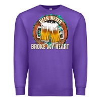 Purple beer never broke my heart Premium Sweatshirt - texasbilliewilder