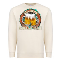 Sandshell beer never broke my heart Premium Sweatshirt - texasbilliewilder