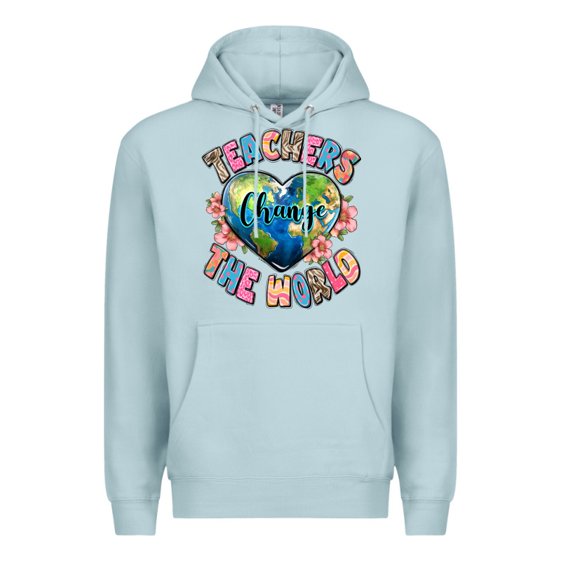 Teachers Change The World Premium Hoodie by JahusDesignShop | Teevron