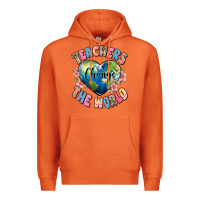 Carrot teachers change the world Premium Hoodie - JahusDesignShop