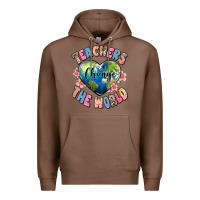 Chestnut teachers change the world Premium Hoodie - JahusDesignShop